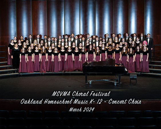 Oakland Homeschool Music K- 12 - Concert Choir copy