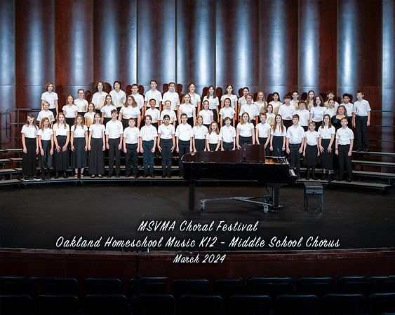 Oakland Homeschool Music K12 - Middle School Chorus copy