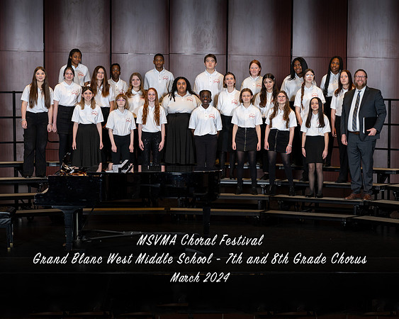Grand Blanc West Middle School -  7th and 8th Grade Chorus