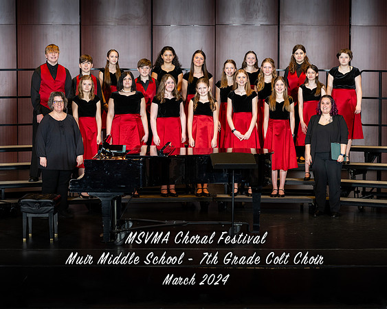 Muir Middle School -  7th Grade Colt Choir