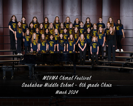 Sashabaw Middle School -  6th grade Choir