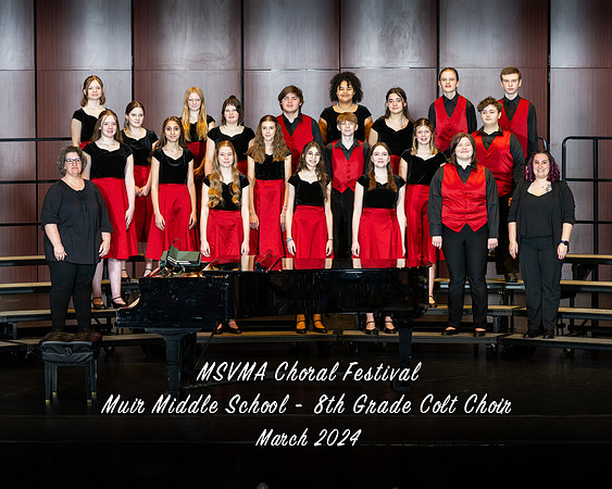 Muir Middle School -  8th Grade Colt Choir